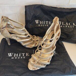 Heeled Dressy Strappy Sandals WHITE HOUSE BLACK MARKET